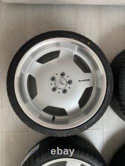 New Mercedes AMG 19 Inch Alloy Wheels & Tyres Monoblock Style Staggered 8.5/9.5