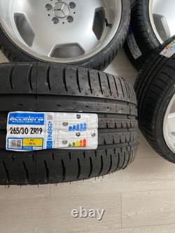 New Mercedes AMG 19 Inch Alloy Wheels & Tyres Monoblock Style Staggered 8.5/9.5