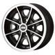 New Triumph Spitfire D1 Style Alloy Wheels Set Of 4