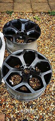 Original BMW X5 E70 STYLE 214 20 GLOSS BLACK ALLOY WHEELS X4