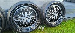 R20 5X112 BBS LE MANS STYLE alloy wheels with tyres