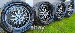 R20 5X112 BBS LE MANS STYLE alloy wheels with tyres