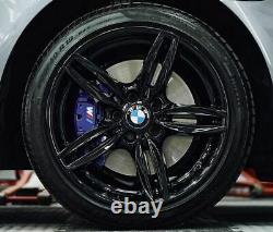 R379BG Swap BMW 5 6 SERIES 4X 19 GENUINE STYLE 351M GLOSS BLACK ALLOY WHEELS