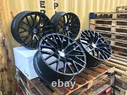 R8 V10 Style 18 Alloy Wheels Fit Audi A3 A4 TT Seat Leon VW Caddy Golf Skoda