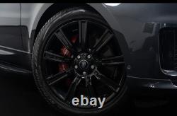 RANGE ROVER VOGUE SPORT 22 GLOSS BLACK ALLOY WHEELs STYLE 901 LR078437 X4