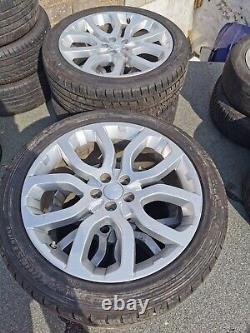 Range Rover Evoque L538 Style 20 Inch Alloy Wheels Silver And Tyre 245/45 R20