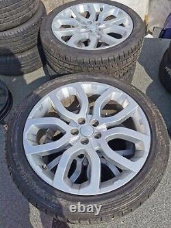 Range Rover Evoque L538 Style 20 Inch Alloy Wheels Silver And Tyre 245/45 R20