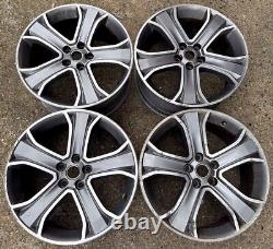 Range Rover Sport 4x 20 Genuine Style 6 Grey Silver Used Alloy Wheels S247u4