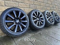 Range Rover Sport Discovery Style 1001 21 Gloss Black Alloy Wheels & Grabber