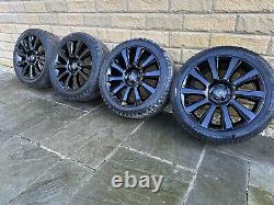 Range Rover Sport Discovery Style 1001 21 Gloss Black Alloy Wheels & Grabber