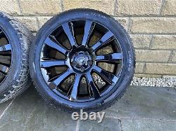 Range Rover Sport Discovery Style 1001 21 Gloss Black Alloy Wheels & Grabber