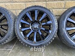 Range Rover Sport Discovery Style 1001 21 Gloss Black Alloy Wheels & Grabber