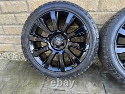 Range Rover Sport Discovery Style 1001 21 Gloss Black Alloy Wheels & Grabber