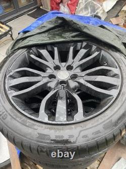 Range Rover Sport Discovery Style 1012 21 Gloss Black Alloy Wheels 5/8mm Tyres