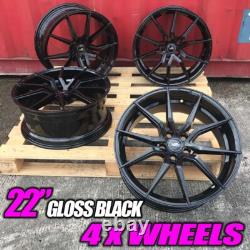 Range Rover Velar 22 inch Gloss Black 9007 Style Alloy Wheels New x4 Cheap