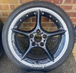 Refurbished BMW Z4 BBS 18 Staggered Alloy Wheels E85 Style 108 Split Rim