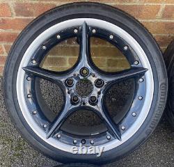 Refurbished BMW Z4 BBS 18 Staggered Alloy Wheels E85 Style 108 Split Rim