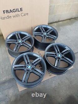 Refurbished Genuine Bmw Alloy Wheels 4x18 Style 208m Anthracite E81 F20 F87