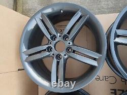 Refurbished Genuine Bmw Alloy Wheels 4x18 Style 208m Anthracite E81 F20 F87