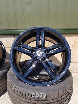 Refurbished Genuine Bmw Alloy Wheels Style 208m 4x18 Gloss Black F20 F21 F22