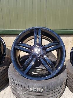 Refurbished Genuine Bmw Alloy Wheels Style 208m 4x18 Gloss Black F20 F21 F22