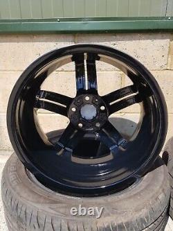 Refurbished Genuine Bmw Alloy Wheels Style 208m 4x18 Gloss Black F20 F21 F22