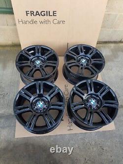 Refurbished Genuine Bmw Style 194 8/8.5x17 Alloy Wheels Black 1/3/5 Series