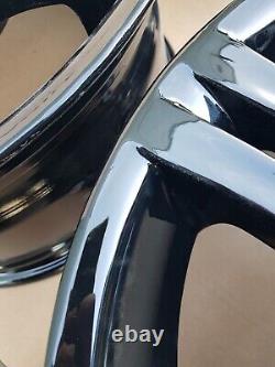 Refurbished Genuine Bmw Style 194 8/8.5x17 Alloy Wheels Black 1/3/5 Series