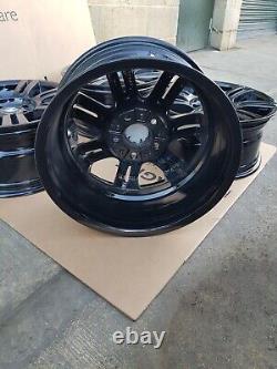 Refurbished Genuine Bmw Style 194 8/8.5x17 Alloy Wheels Black 1/3/5 Series