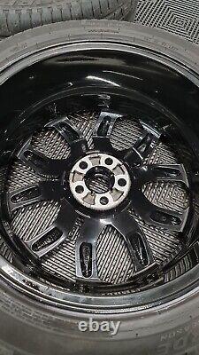 Refurbished Genuine Range Rover (STYLE 504) Alloy Wheels Black 20 WITH TYRES