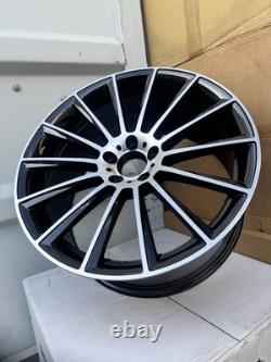 SET OF 4 20 5X112 Mercedes Style Turbine Alloy Wheels