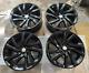 Set X 4 Genuine Oem 22 Land Rover Discovery Alloy Wheels Black Style 5011