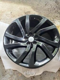 SET x 4 GENUINE OEM 22 LAND ROVER DISCOVERY ALLOY WHEELS BLACK STYLE 5011