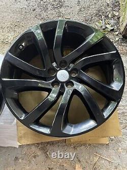 SET x 4 GENUINE OEM 22 LAND ROVER DISCOVERY ALLOY WHEELS BLACK STYLE 5011