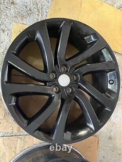 SET x 4 GENUINE OEM 22 LAND ROVER DISCOVERY ALLOY WHEELS BLACK STYLE 5011