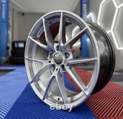 SILVER 19 CS STYLE ALLOY WHEELS BMW F20 F21 F22 1 2 SERIES 135i 763 240i 140i