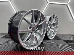 SILVER 19 CS STYLE ALLOY WHEELS BMW F20 F21 F22 1 2 SERIES 135i 763 240i 140i
