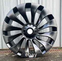 Satin Black Fit Tesla Model 3 Y x4 19 Model Y Style Alloy Wheels 5x114.3 8.5J