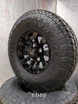 Sawtooth Style Alloy Wheels With Toyo A/T Plus Tyres To Fit Landrover Defender