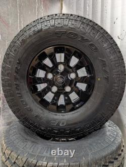 Sawtooth Style Alloy Wheels With Toyo A/T Plus Tyres To Fit Landrover Defender