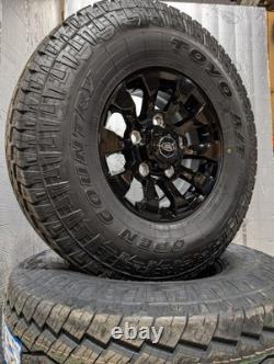 Sawtooth Style Alloy Wheels With Toyo A/T Plus Tyres To Fit Landrover Defender