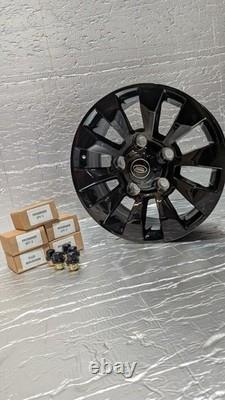 Sawtooth style alloy wheels. 18 inch set of 5 including 23 alloy wheel nuts