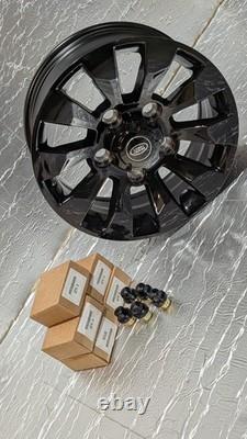 Sawtooth style alloy wheels. 18 inch set of 5 including 23 alloy wheel nuts