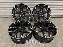 Seat Cupra Style 19 Alloy Wheels 5x112 Gloss Black Polished