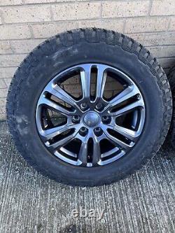 Set 18 Genuine New Style Ford Ranger Alloy wheels & General Grabber AT3 tyres