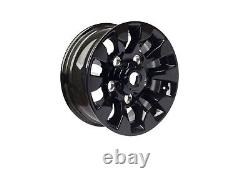 Set Of 4 Sawtooth Style X-tech 16 Alloy Wheels In Black Defender 90+110