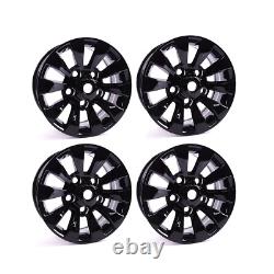 Set Of 4 Sawtooth Style X-tech 18 Alloy Wheels In Black Defender 90+110