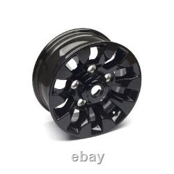 Set Of 5 Sawtooth Style X-tech 16 Alloy Wheels In Black Defender 90+110