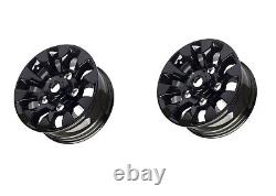 Set Of 5 Sawtooth Style X-tech 16 Alloy Wheels In Black Defender 90+110