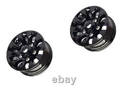 Set Of 5 Sawtooth Style X-tech 16 Alloy Wheels In Black Defender 90+110